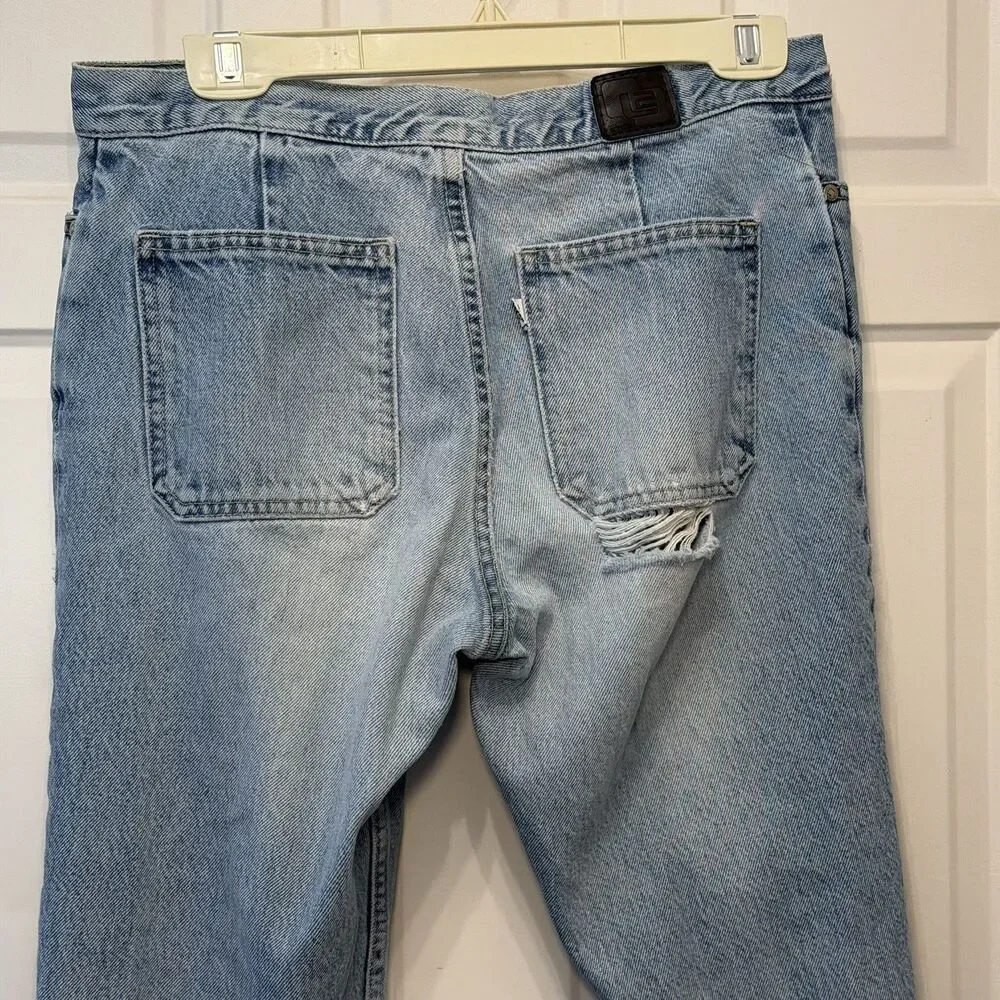 Vintage Levis L2 Jeans White Tab 11 Jr M Black Patch Blue 5001A Made in Mexico